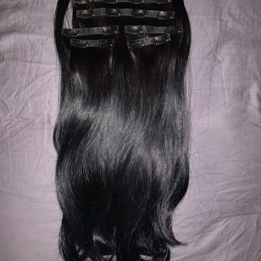 7 piece seamless clipins 100% human hair